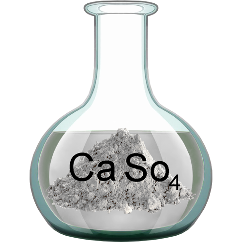 Calcium-sulfate-charcoal
